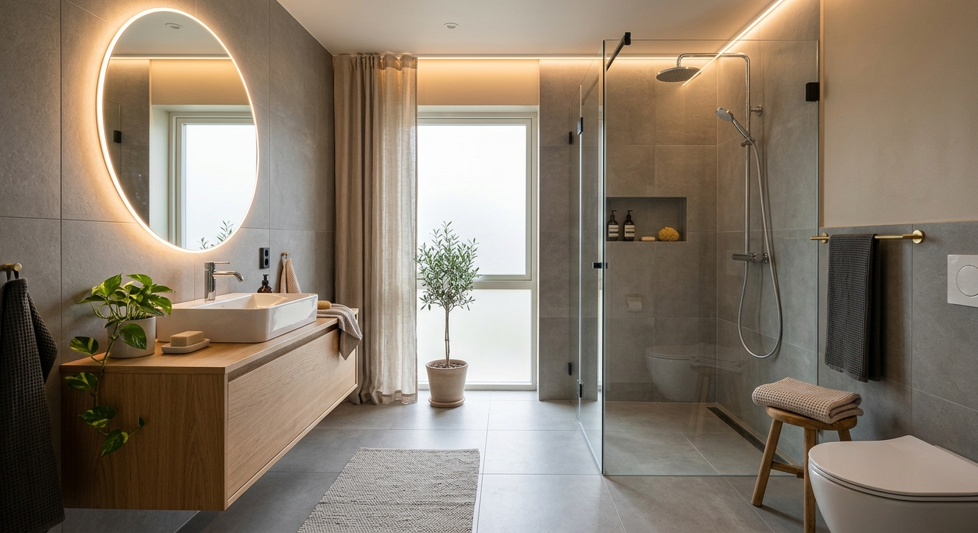 Leilighet Kolbotn — Baderomsrenovering