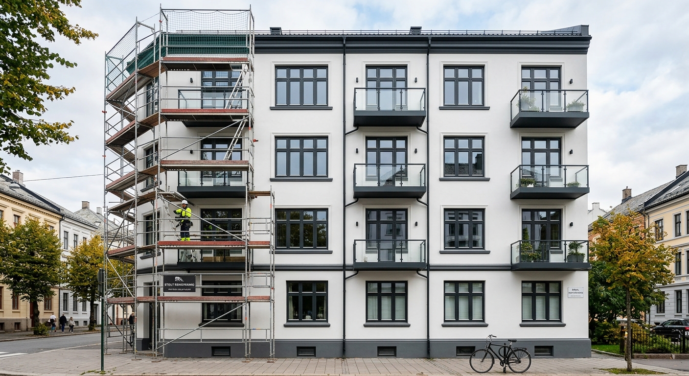 Enebolig Drøbak — Fasade og tak